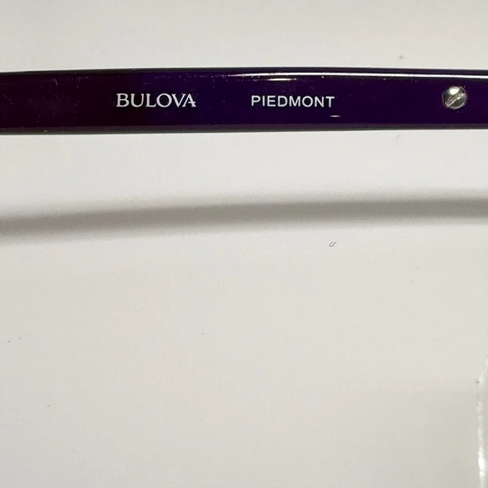 Bulova Piedmont Violet Purple Oval Eyeglass Frames 51-15-135 Womens Eyewear